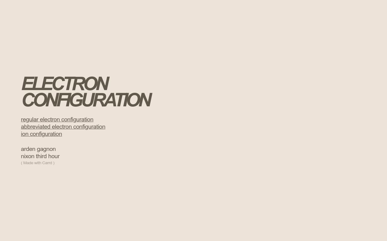 Carrd profile picture for @configuration